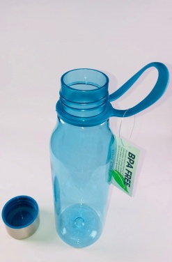 Transparent water bottle Lean, blue
