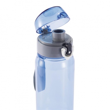 Tritan sports bottle 600 ml, blue/grey