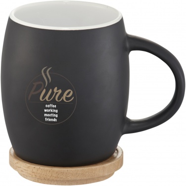 Kolde 400 ml keraamiline kruus puidust alusega