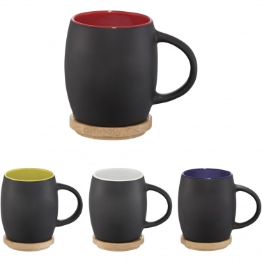 Kolde 400 ml keraamiline kruus puidust alusega