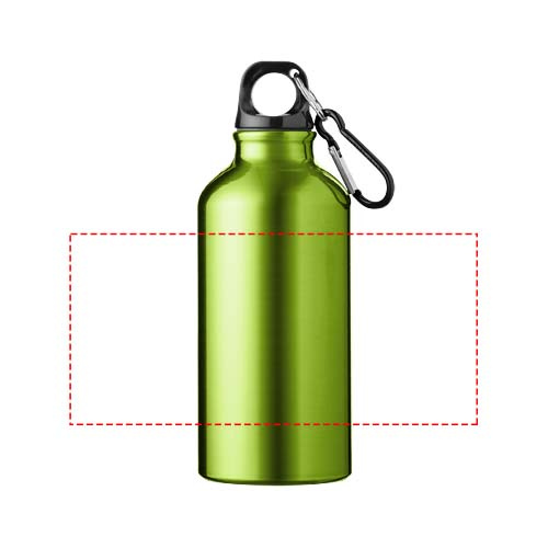 Oregon 400 ml alumiiniumist veepudel karabiiniga: Logo asukoht – ümber toote