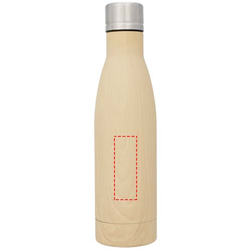 Vasa 500 ml puiduse viimistlusega termospudel: Esikülg · Padprint
